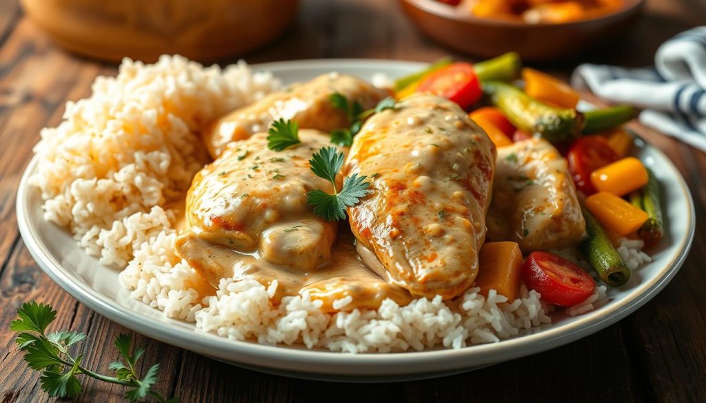 Instant Pot Creamy Garlic Chicken